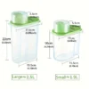 4pcs PP Food Storage Box Set