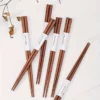 5 Pairs of Natural Wood Chopsticks