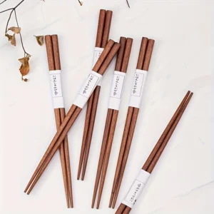 5 Pairs of Natural Wood Chopsticks
