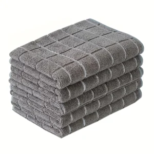 Checkered Cleaning Rags  5pcs