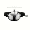 LEOZ 1.8L Mini Stainless Steel Pressure Cooker